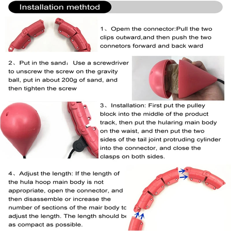 Smart Weight loss Hula Hoop for Women & Men"